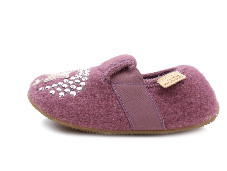 Kids Living Kitzbühel Slippers | Living Kitzbuhel Slippers Holunder With Unicorn