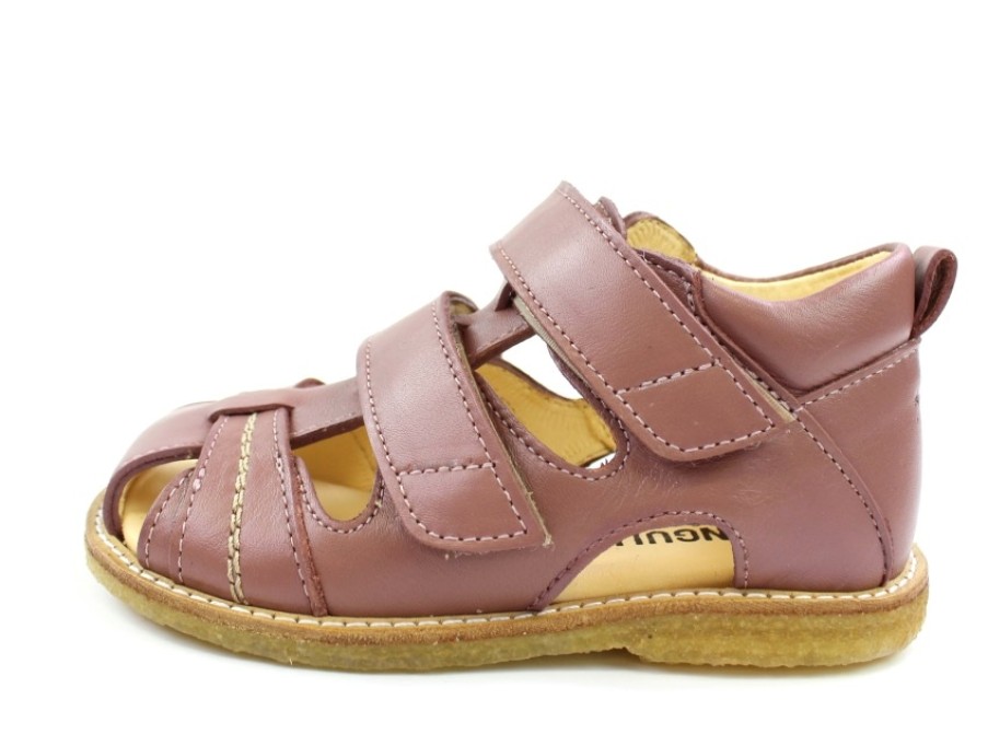 Baby Angulus Sandals | Angulus Sandal Plum With Velcro