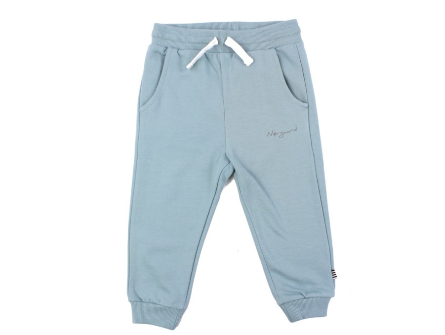 Baby Mads Nørgaard Pants And Leggings | Mads Norgaard Stone Blue Sweatpants Pavo