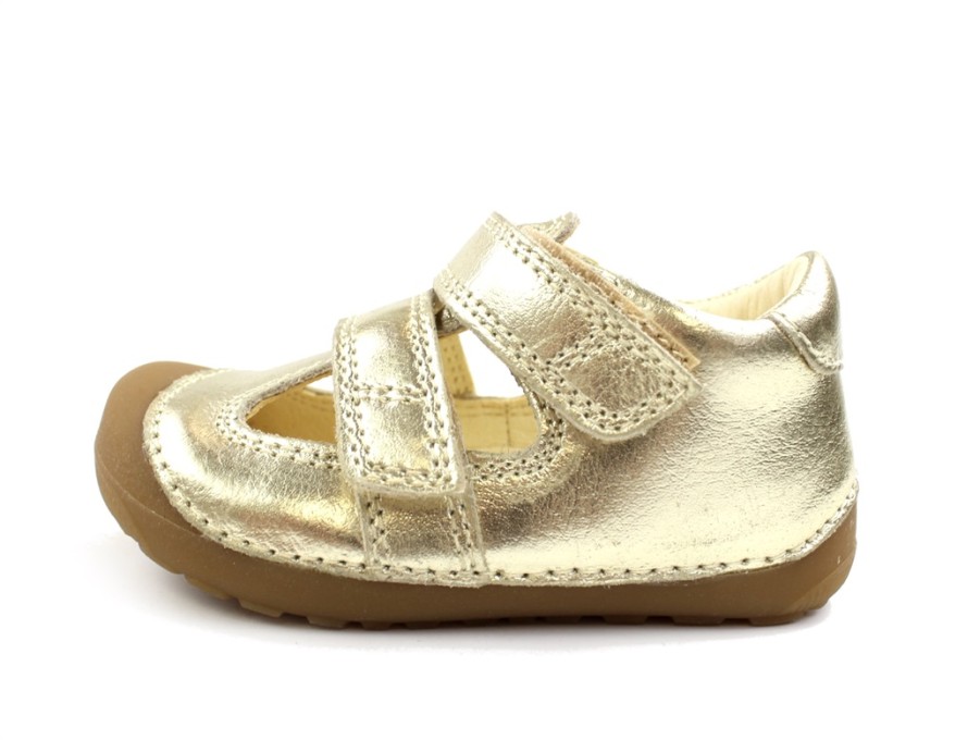 Baby Bundgaard Baby Shoes And Crawler Shoes | Bundgaard Champagne Prewalker Sandal