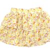 Kids Name It Skirts | Name It Peach Cream Skirt Flowers