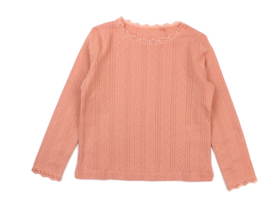 Tweens Noa Noa Miniature Tops | Noa Noa Miniature Blouse Emilia Rose Dawn Pointelle