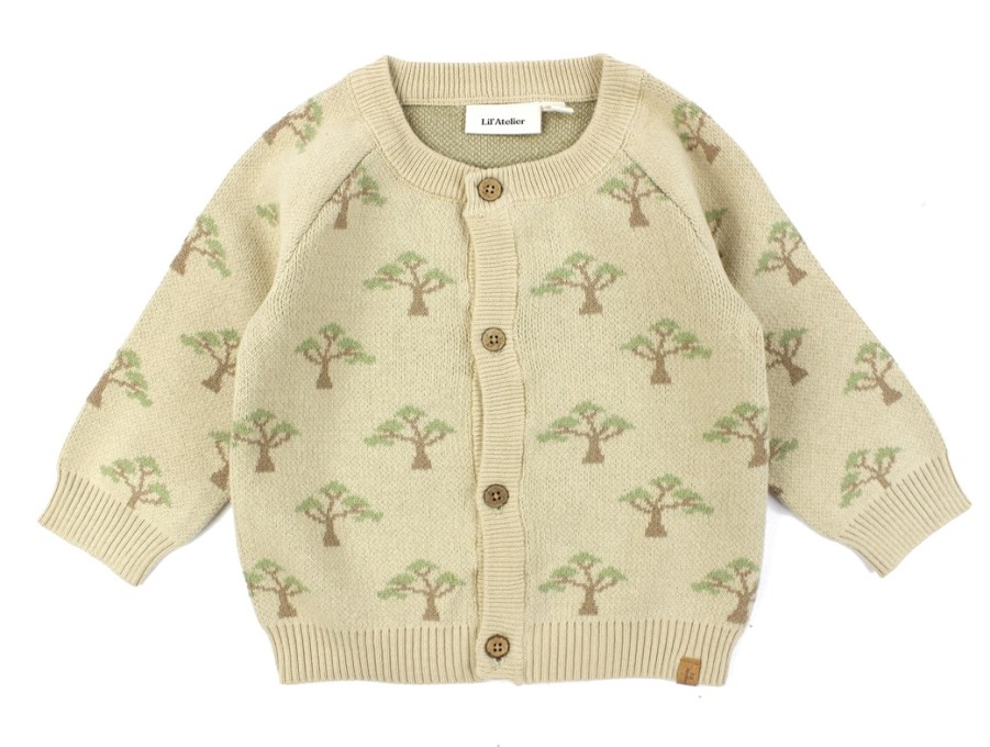 Baby Lil Atelier Cardigans | Lil Atelier Pebble Melange Cardigan