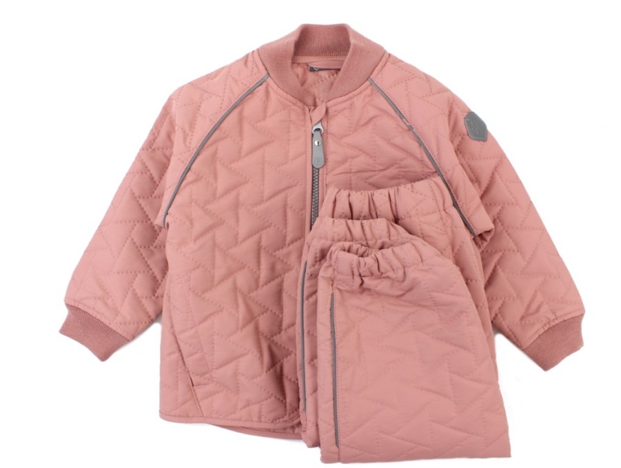 Tweens Color Kids Transition Jackets | Color Kids Thermal Set Old Rose